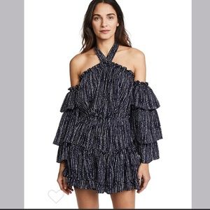 MISA Los Angeles Olivya Off-Shoulder Mini Dress